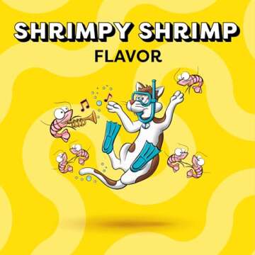 Temptations Classic Crunchy and Soft Cat Treats Shrimpy Shrimp Flavor, 16 oz. Tub