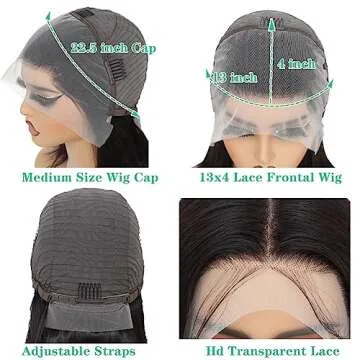 ADOIFAIR Bob Wig Human Hair Straight Bob Wigs 13x4 Lace Front Wigs For Black Women 10 Inch 180% Density Glueless Bob Wigs Human Hair Pre Plucked With Baby Hair Natural Color