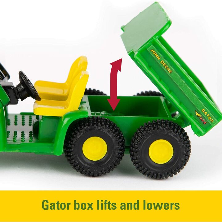 John Deere Vehicle Toy Set for Kids with Carry Case