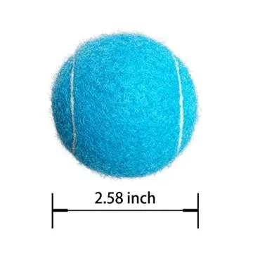 HPWFHPLF Tennis Balls, 12 Packs Practice Tennis Balls for Beginner, Training Playing Tennis Balls fo...