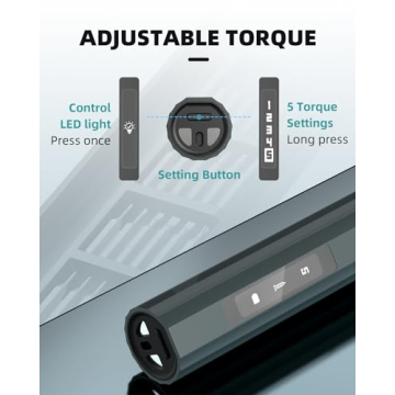 Mini Electric Screwdriver OLED Display 5 Torque Settings