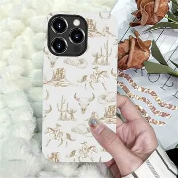 Stylish iPhone 15 Pro Cowboy Case for the Trendy User