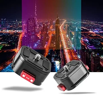 Quick Release Plate for DSLR and Action Cameras