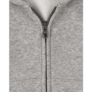 The Children's Place baby boys Gym Hoodie School Uniform Pullover Sweater, Smoke, 4T US