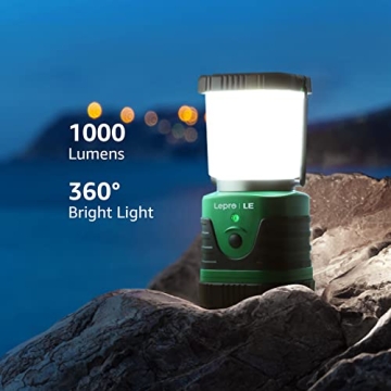 Lighting EVER LED Camping Lantern Rechargeable 1000LM