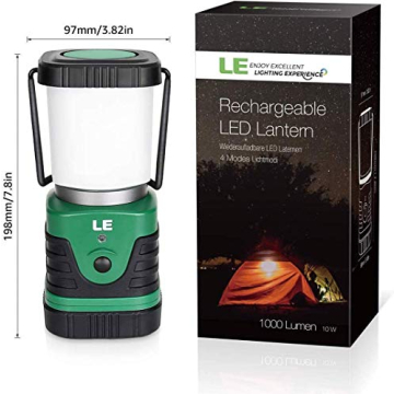 Lighting EVER LED Camping Lantern Rechargeable 1000LM