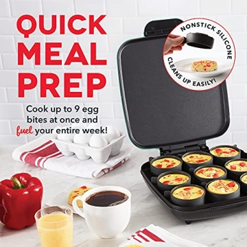 DASH Family Size Egg Bite Maker for Healthy Cooking