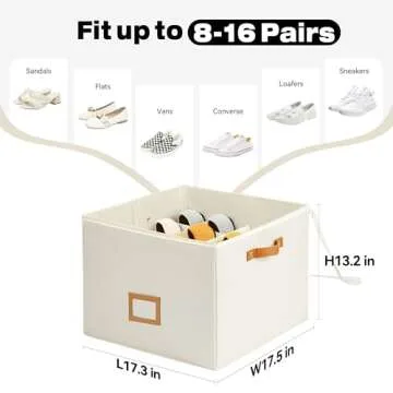 Delamu Shoe Organizer - Versatile Closet Storage Solution