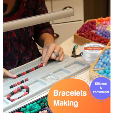 Hobbyworker Elastic Stretch Bracelet String Cord for Jewelry Making