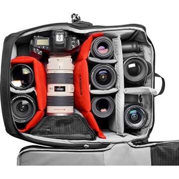 Manfrotto MB PL-3N1-36 Pro Light Camera Backpack 3N1-36 for DSLR/C100/DJI Phantom, Black (MB PL-3N1-36)