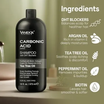 VANIDOX Carbonic Acid Shampoo with DHT Blockers