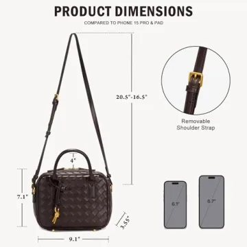 GASSDA Women’s Woven Handbag - Chic & Versatile Bag