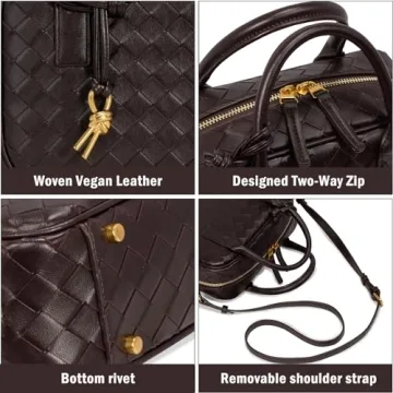 GASSDA Women’s Woven Handbag - Chic & Versatile Bag