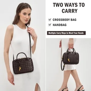 GASSDA Women’s Woven Handbag - Chic & Versatile Bag