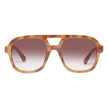 Stylish AIRE WHIRLPOOL Aviator Sunglasses in Vintage Tort