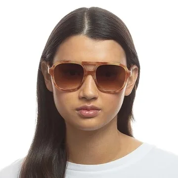 Stylish AIRE WHIRLPOOL Aviator Sunglasses in Vintage Tort