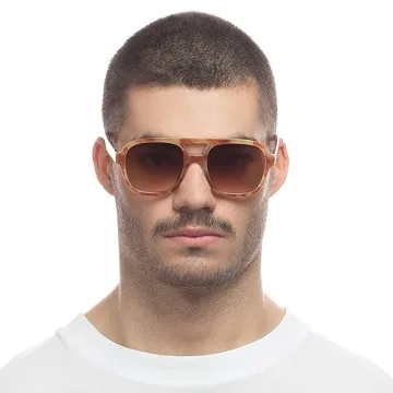 Stylish AIRE WHIRLPOOL Aviator Sunglasses in Vintage Tort