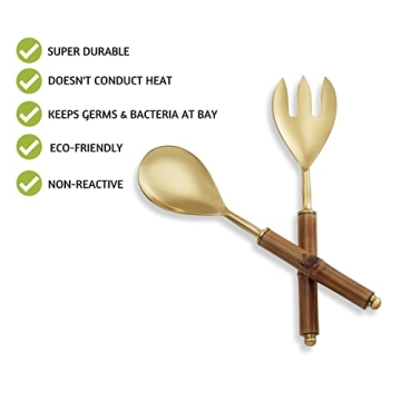 Folkulture Modern Stainless Steel Serving Utensils