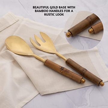 Folkulture Modern Stainless Steel Serving Utensils