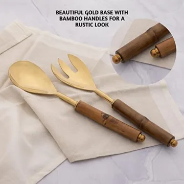 Folkulture Modern Stainless Steel Serving Utensils
