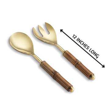 Folkulture Modern Stainless Steel Serving Utensils