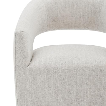 KISLOT Modern Upholstered Dining Chairs with Casters