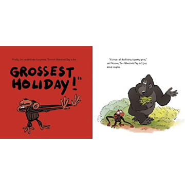 Grumpy Monkey Valentine Gross-Out with Stickers for Kids