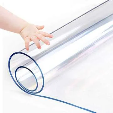 36" x 48" Clear Table Protector for Wooden Furniture