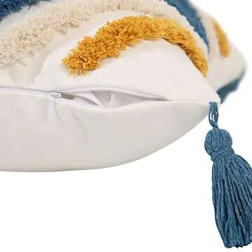 JASEN Boho Throw Pillow Covers for Stylish Home Decor