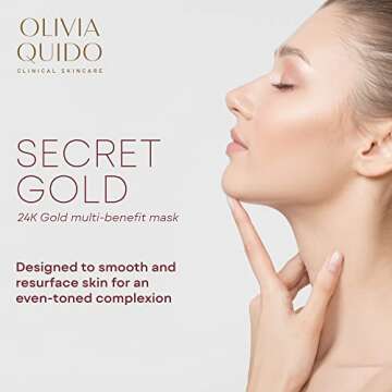 OLIVIA QUIDO Secret Gold 24K Night Mask | Anti-Aging & Brightening Solution
