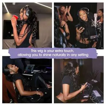 Lemoda 210% Density Full 13x6 Water Wave Lace Frontal Human Hair Wigs 30Inch Deep Wave 13x6 HD Lace Front Wigs Upgraded Larger Lace Human Hair Wigs Tiny Knots 12A