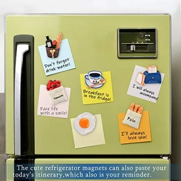 Worldity 6Pcs Food Magnets for Fun Kitchen Decor