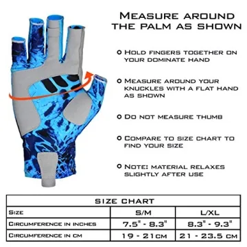 KastKing Sol Armis UPF50+ Sun Protection Gloves Outdoor