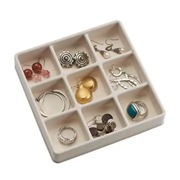 iDesign 37030 Plastic 3 Jewelry Box for Chic Organization