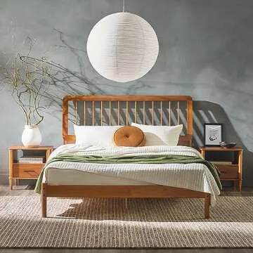 Stylish Walker Edison Mid-Century Queen Bedframe