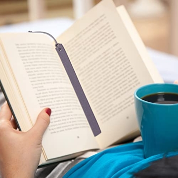 Kosiz Colorful Leather Bookmarks - 12 Pack for Readers