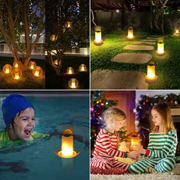 Floating Pool Lights for Stylish Outdoor Illumination
