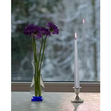 Hyoola Tall Taper Candles - 10 Inch Unscented Dripless - Pack of 12