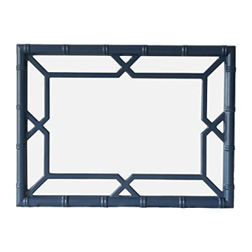 SORBARIA Bamboo-Look Window Pane Mirror - Stylish Decor