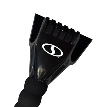 Snow Joe 2-in-1 Snow Broom & Ice Scraper for Winter