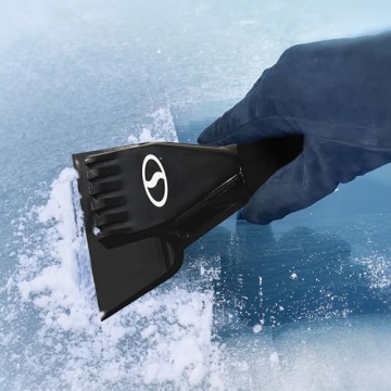 Snow Joe 2-in-1 Snow Broom & Ice Scraper for Winter