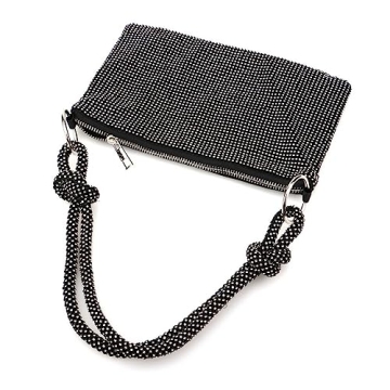 Sparkly UMREN Rhinestone Evening Handbag for Women