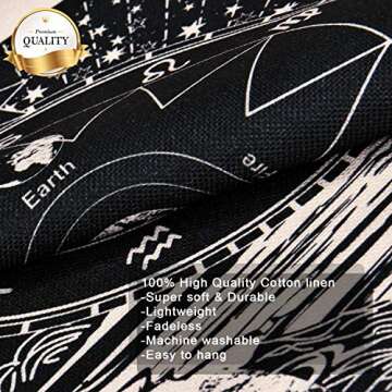 Likiyol Pack of 3 Tarot Tapestries for Home Decor