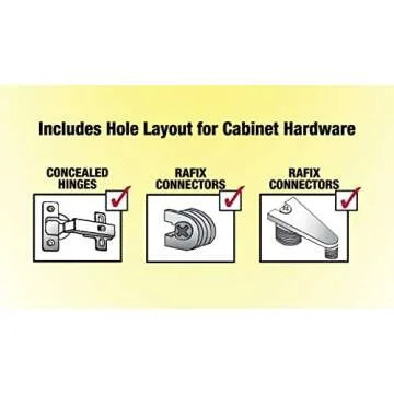 Milescraft 1316 CabinetMate - Shelf Pin Drilling Jig