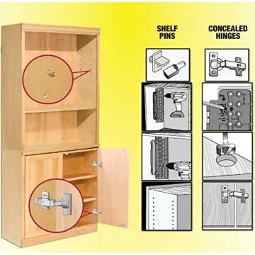 Milescraft 1316 CabinetMate - Shelf Pin Drilling Jig