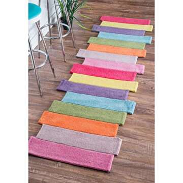 nuLOOM Hand Tufted pantone Area Rug, 5x8, Multi