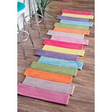 nuLOOM Hand Tufted pantone Area Rug, 5x8, Multi