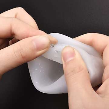 OBSEDE 100 ml Silicone Measuring Cups for Resin Jewelry Making Non-Stick Mixing Soft Scale Cups Small Capacity Tools, Precise Scale, 10 PCS