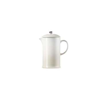 Le Creuset Stoneware French Press, 34 oz., Meringue
