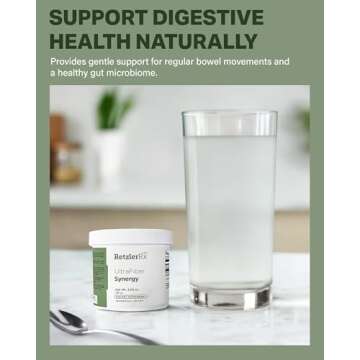 HormoneSynergy Ultra Fiber Lean Powder Supplement - Natural Soluble Propolmannan for Satiety & Diges...